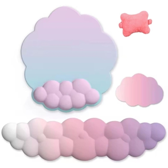 Other - Keyboard Wrist Rest Ergonomic Arm Support Set (4 Pieces) Cloud Keyboard